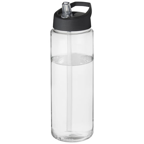 Bouteille promotionnelle de sport 850ml H2O Active® Translucide et Noir